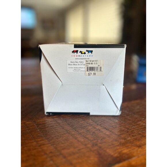 Cowparade Moo Moo In A Tutu Collectible Figurine Ballet Cow Sculpture 2003 Pink - Picture 8 of 10